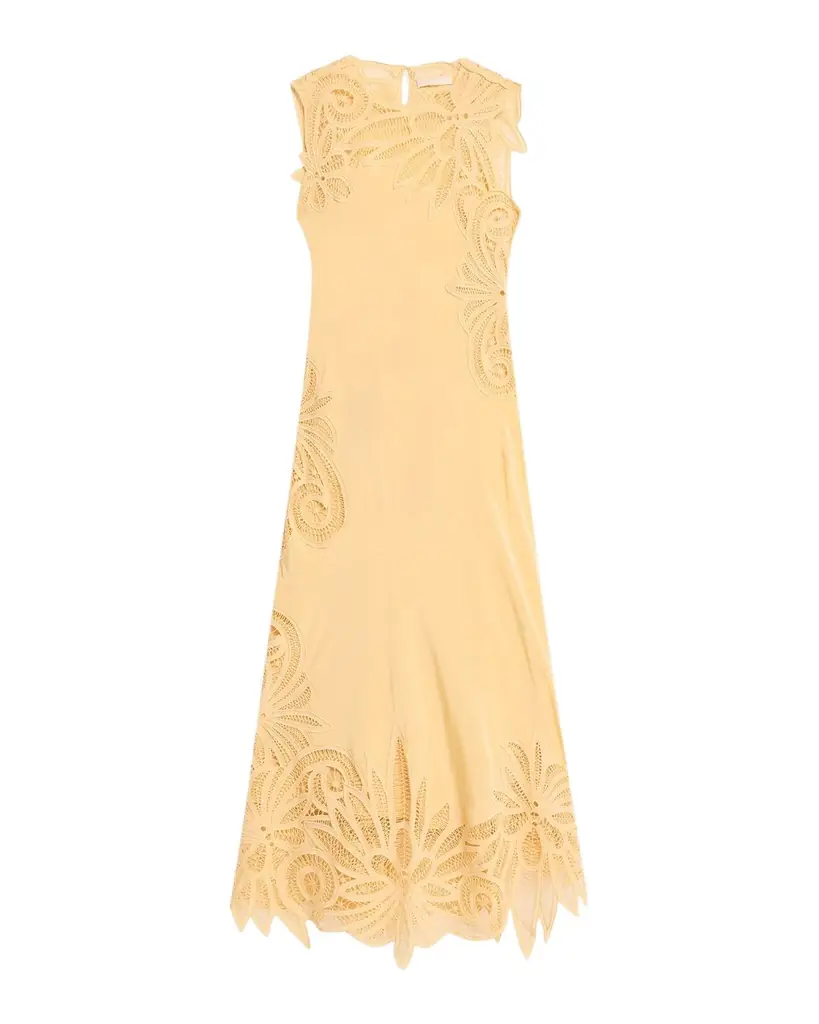 Ulla Johnson Idra Embroidered Silk Dress