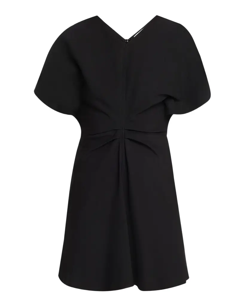 A.L.C. Leni Short-Sleeve Linen-Blend Mini Dress