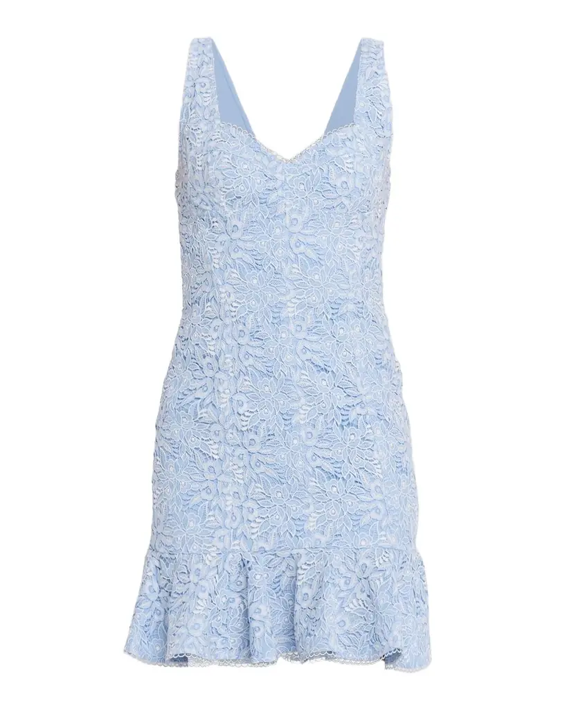 Generation Love Celena Two-Tone Lace Mini Dress