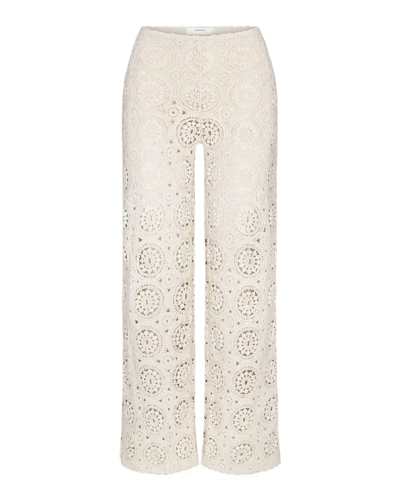 FRAME The Crochet Pants - Women's Clothing