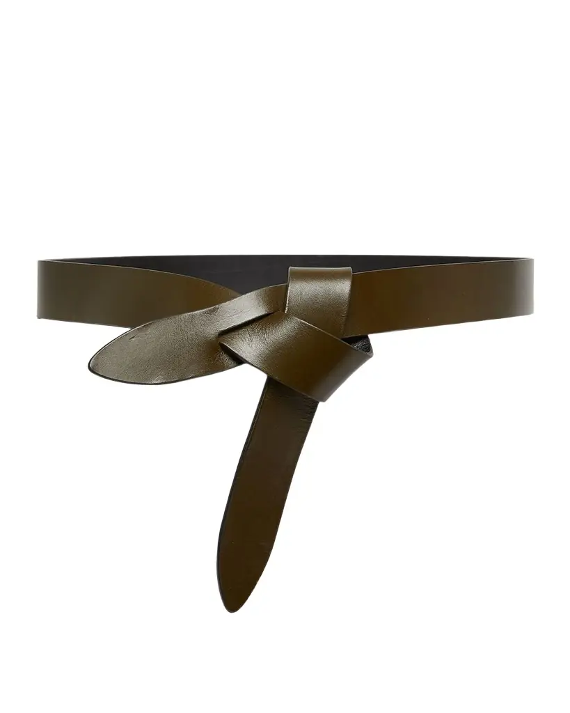 Isabel Marant Lecce Leather Pull-Through Belt