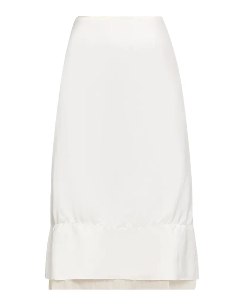 Toteme Layered Satin Skirt