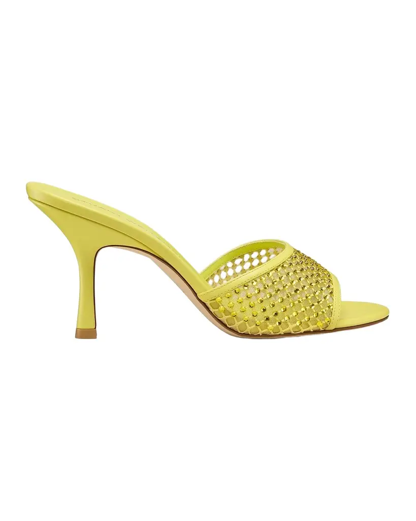 Stuart Weitzman 85mm Bareitall Mesh and Leather Sandals