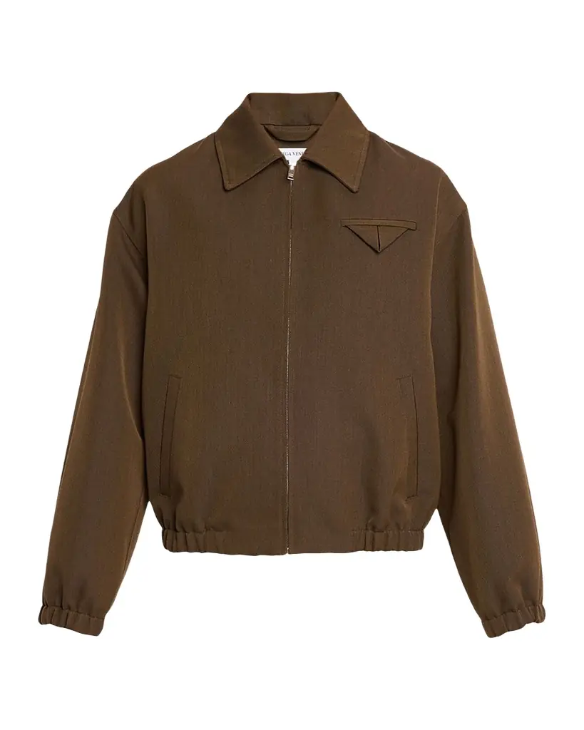 Bottega Veneta Men 's Wool Blouson Jacket