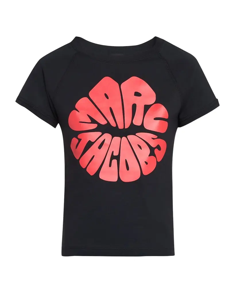 Marc Jacobs Marc Kiss Logo Shrunken T-Shirt