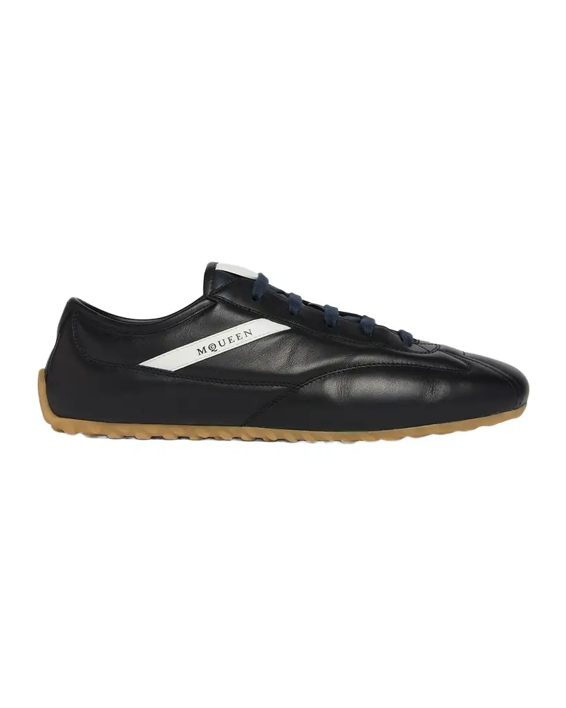 McQueen Men 's Boxe Nappa Leather Low-Top Sneakers