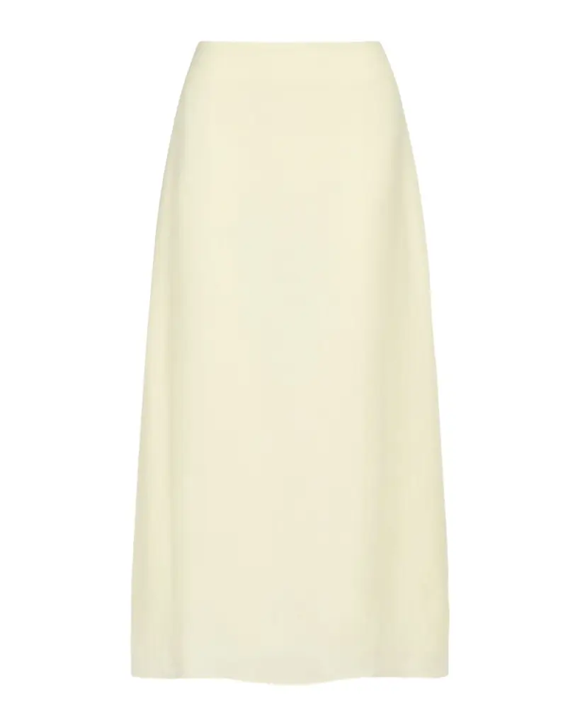 TWP The A-Line Linen Skirt