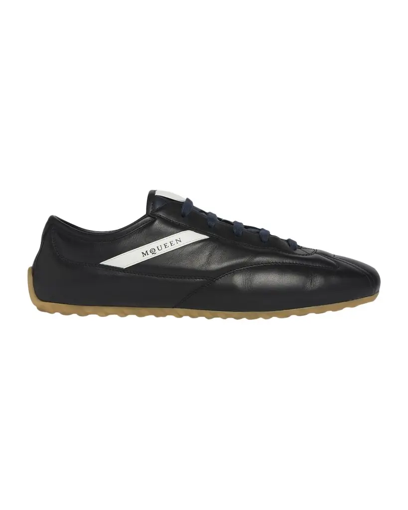 McQueen Men 's Boxe Nappa Leather Low-Top Sneakers