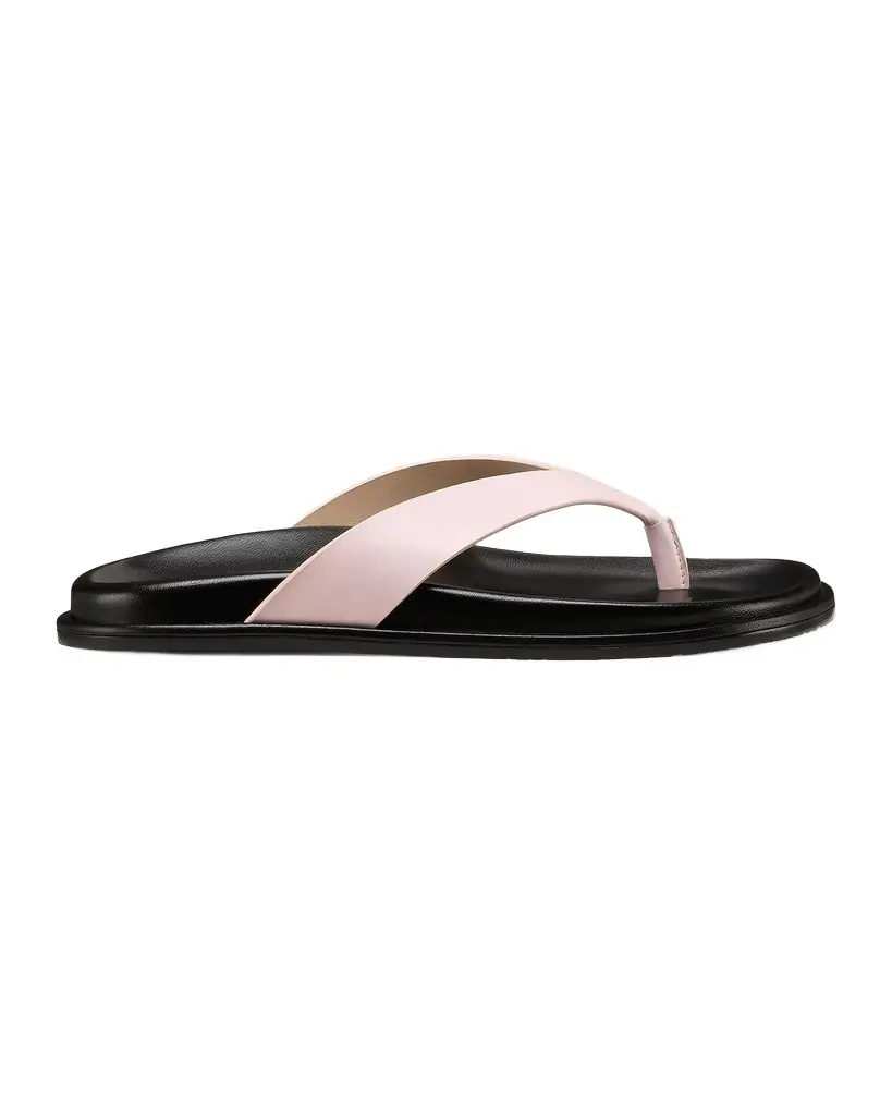 Stuart Weitzman Mary Kate Leather Thong Sandals