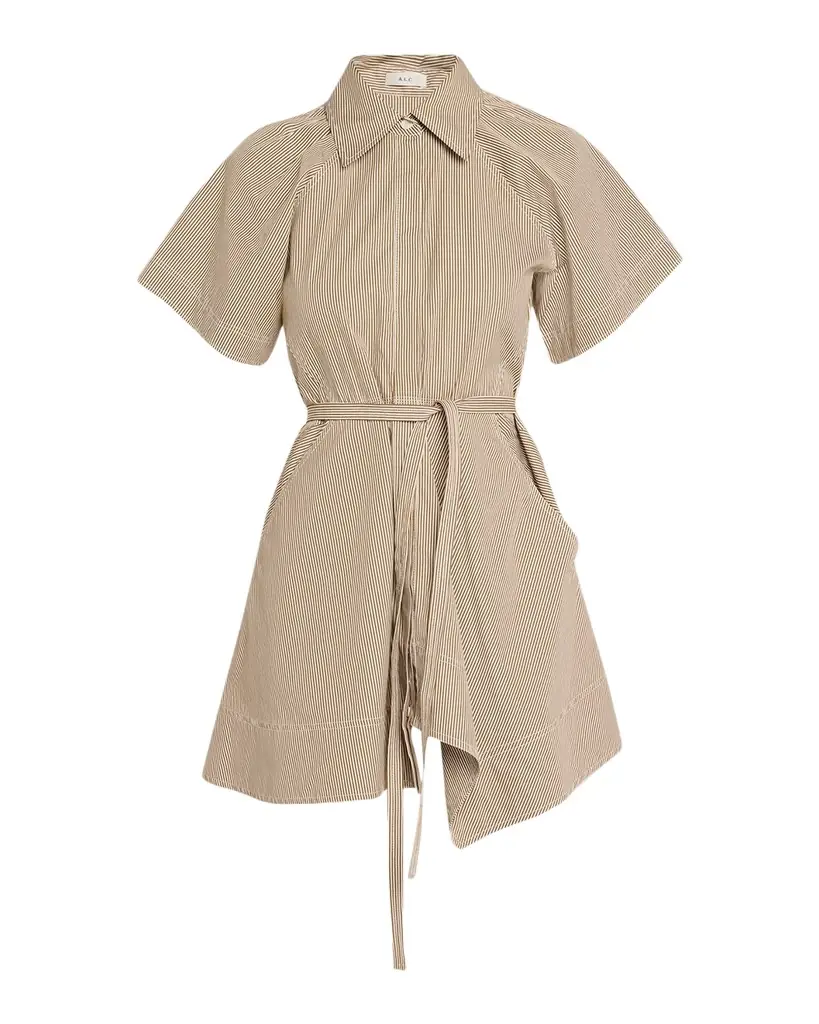 A.L.C. Julie Pinstripe Mini Shirtdress