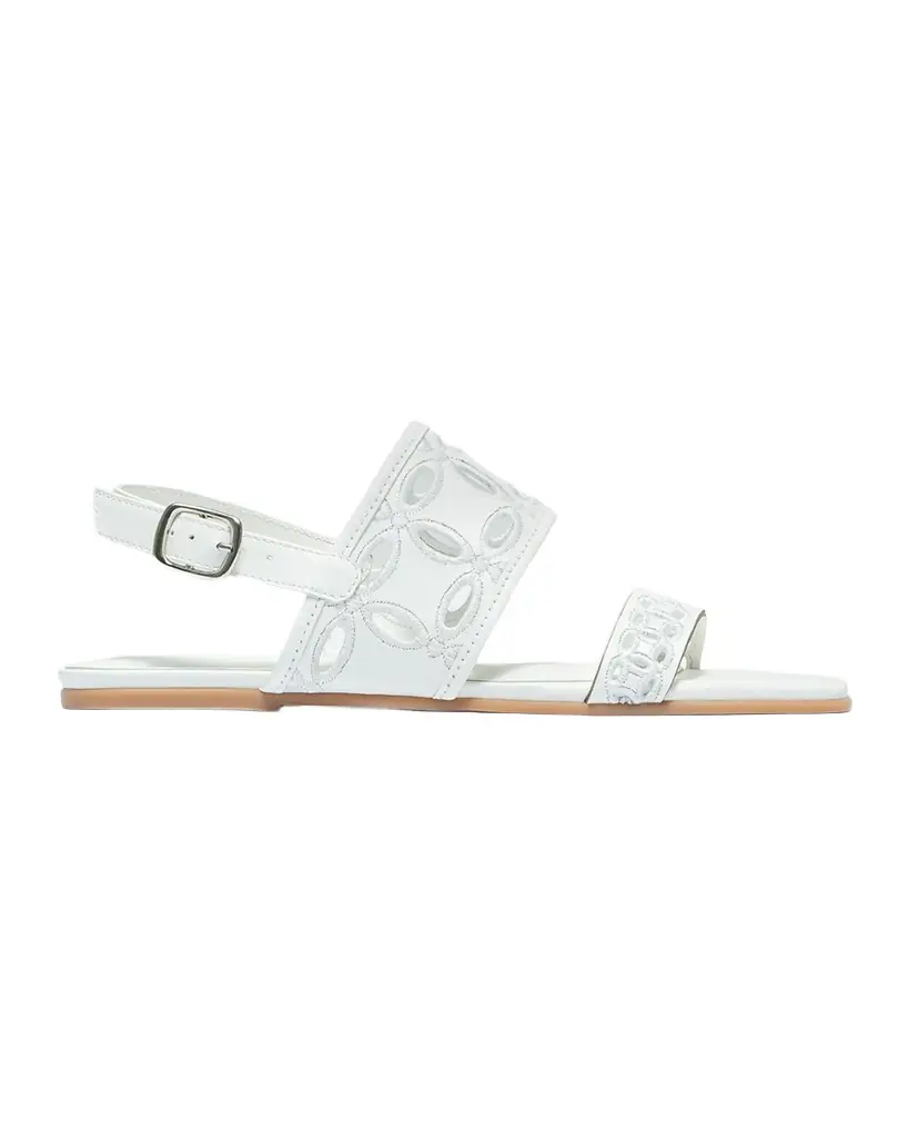 Bernardo Orla Cutout Leather Slingback Sandals