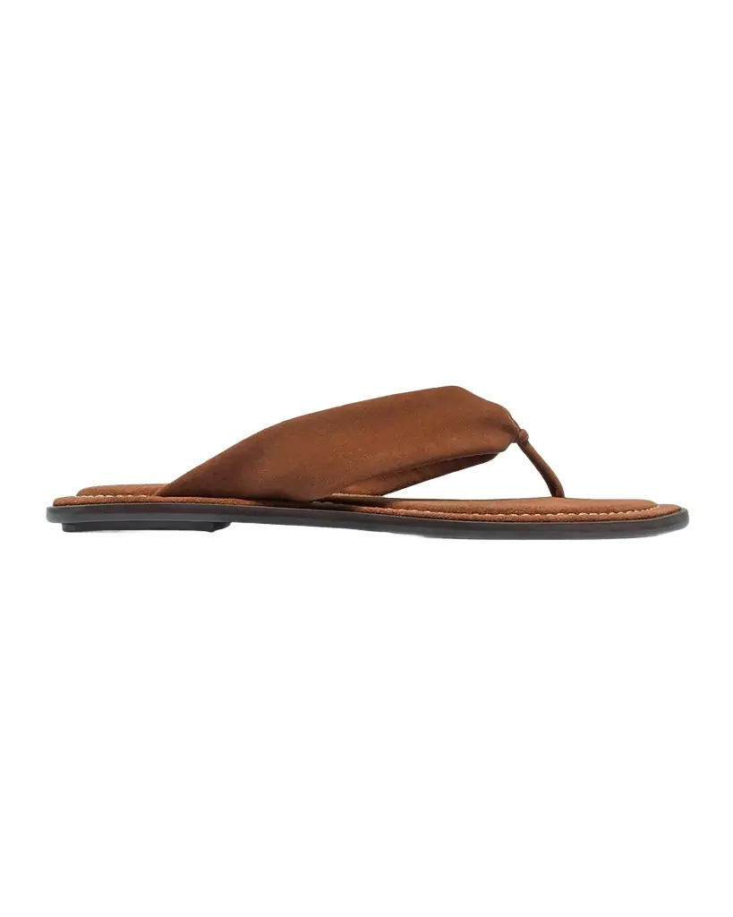 Bernardo Salt Suede Thong Sandals