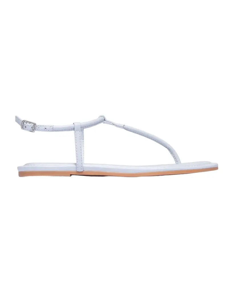 Bernardo Hercu Leather Ankle-Strap Flat Sandals