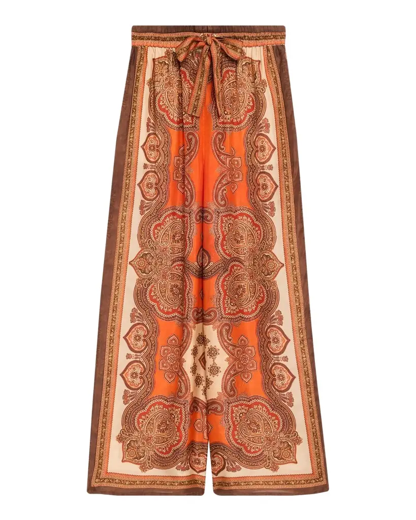 Zimmermann Mahon Relaxed Silk Pants