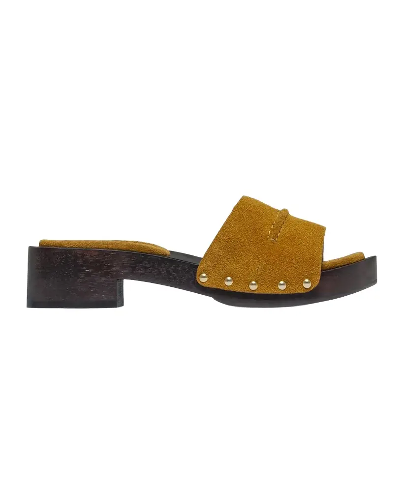 Bernardo Blyde Leather Clog Mule Sandals