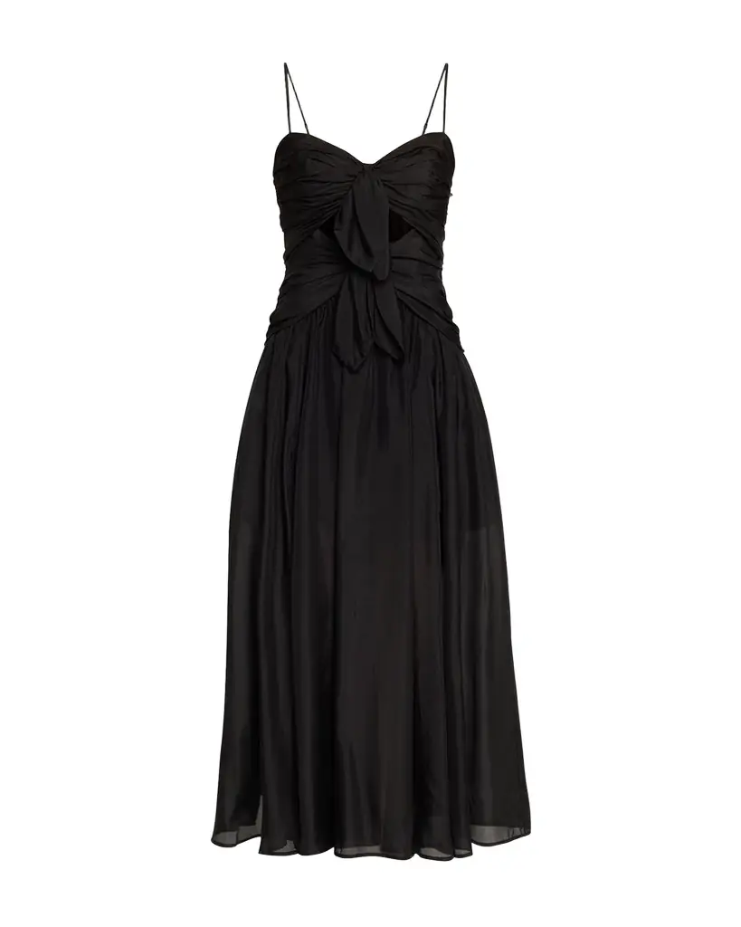 Zimmermann Aster Scarf Midi Dress