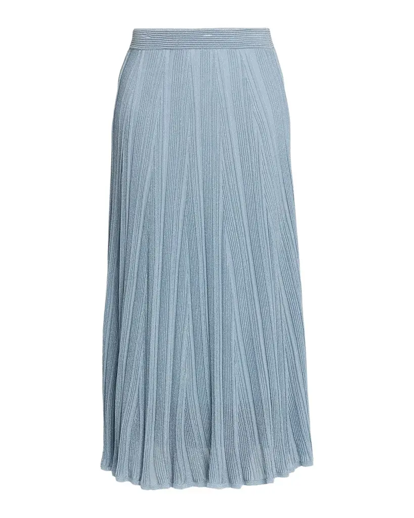 Zimmermann Aster Metallic Midi Skirt