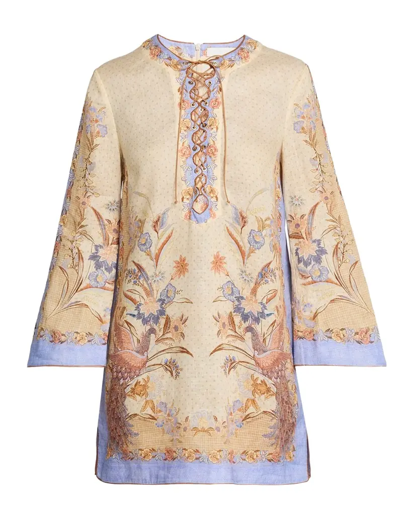 Zimmermann Indra Tunic Mini Dress
