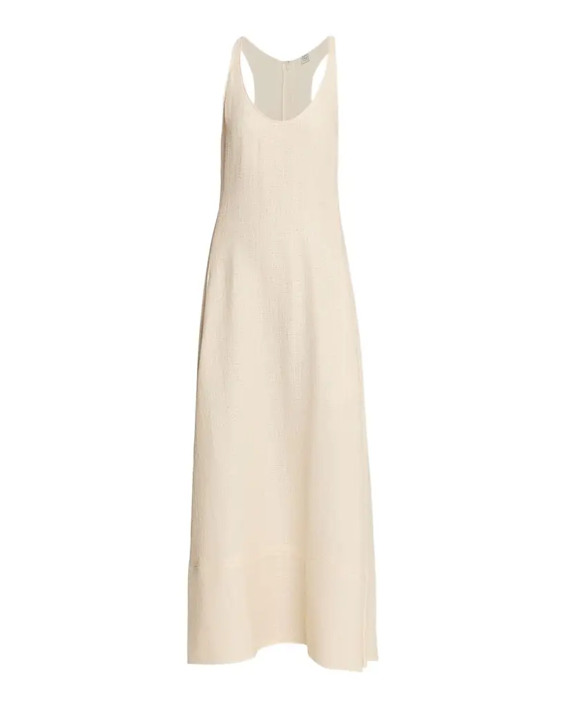 Toteme Scoop-Neck Sable Maxi Dress