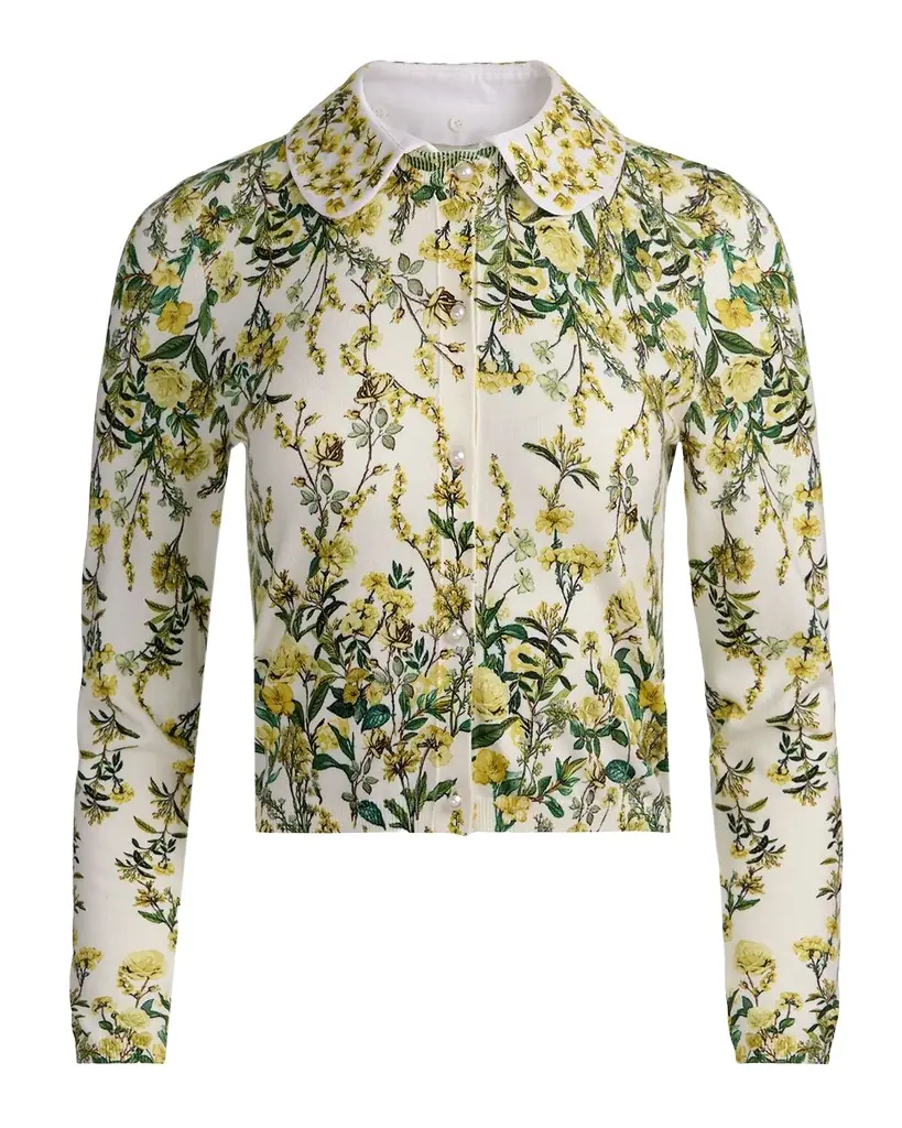 ALICE + OLIVIA Carson Printed Cardigan