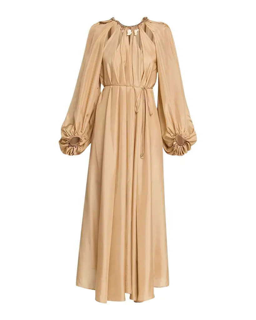Zimmermann Mahon Silk Chain Maxi Dress