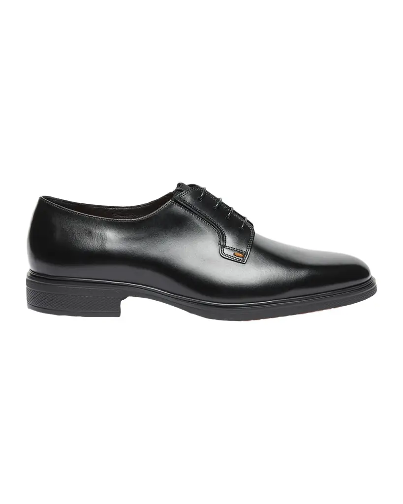 Santoni Men 's Easy Collection Leather Rubber-Sole Derby Shoes