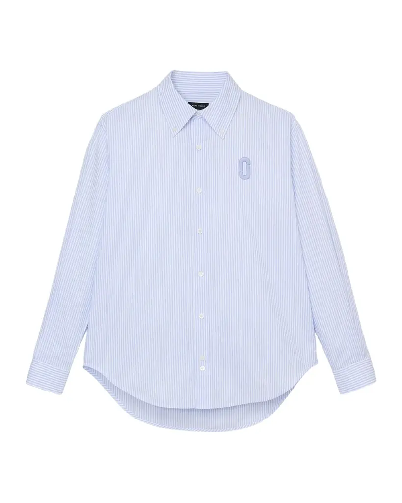 Marc Jacobs Pop J Marc Striped Poplin Shirt