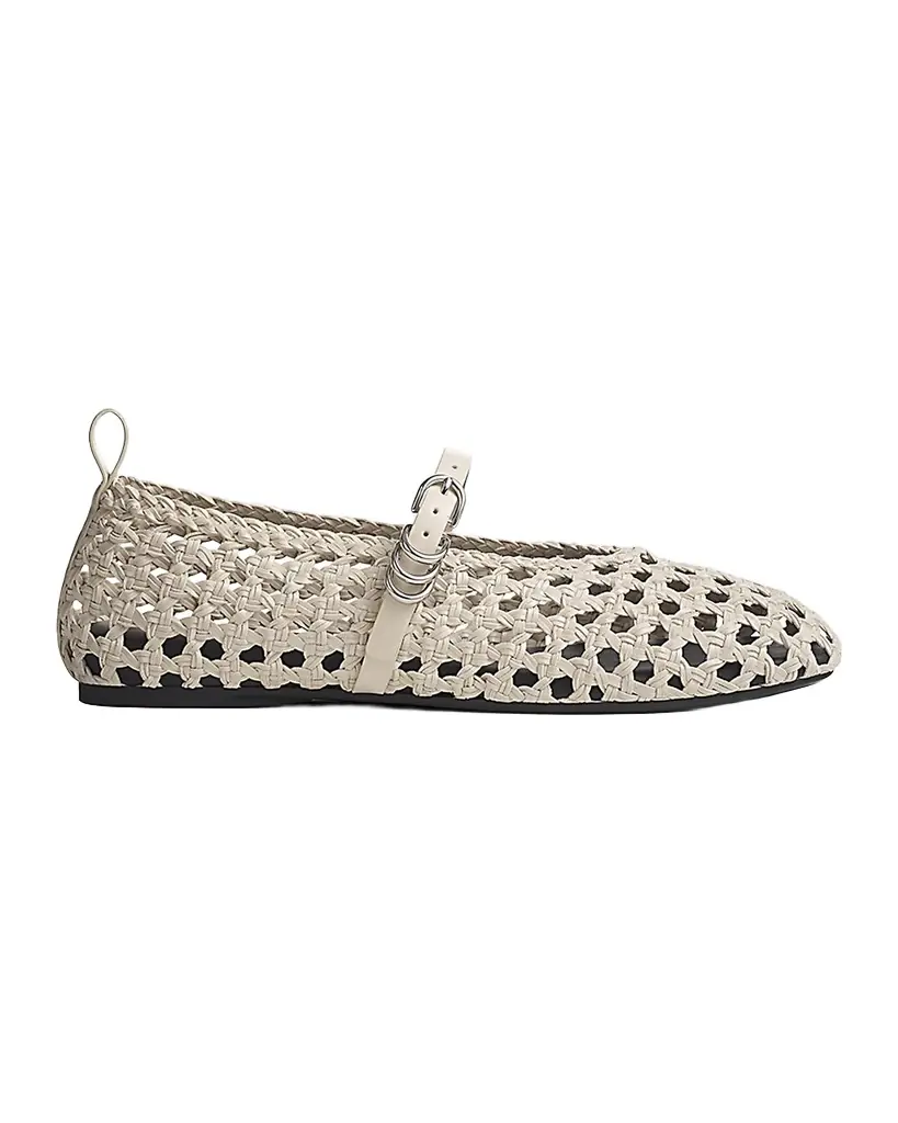 Rag & Bone Spire Woven Mary Jane Ballerina Flats