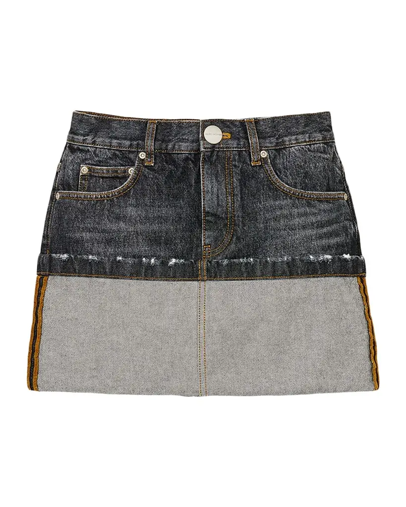 Marc Jacobs Cuffed Denim Mini Skirt