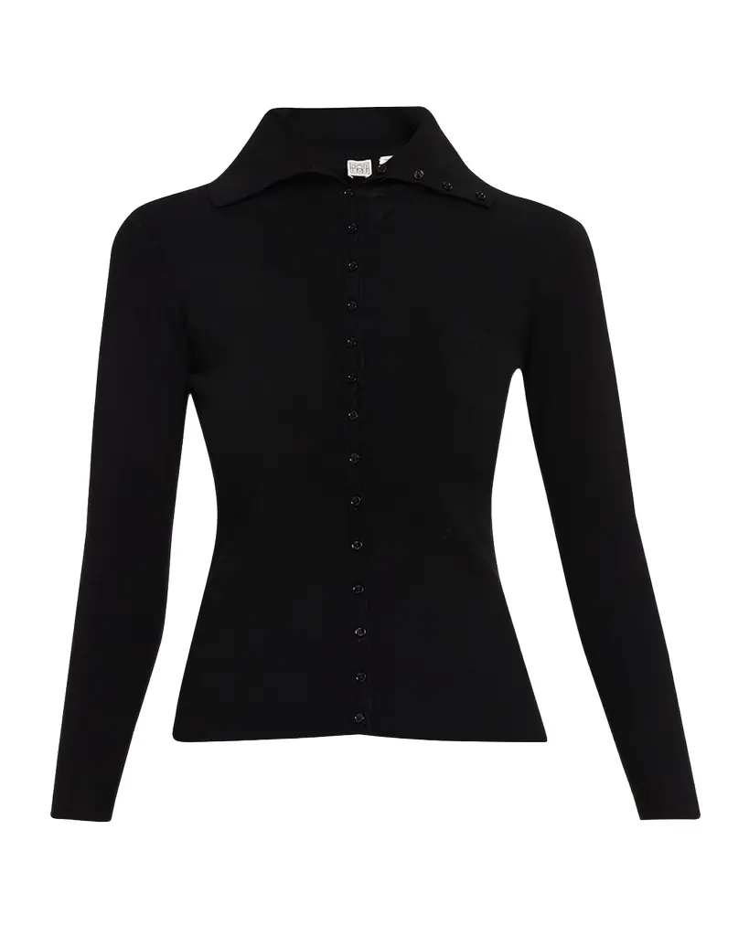 Toteme Fitted Polo Cardigan