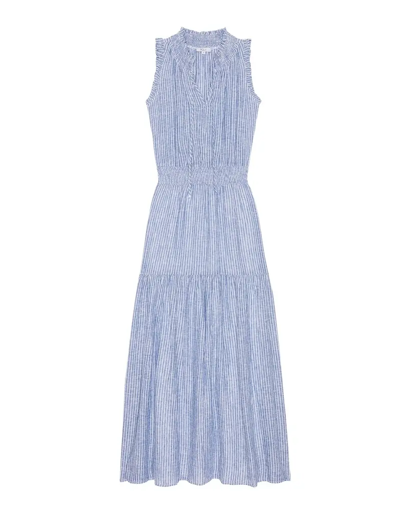 Rails Alessia Stripe Linen Maxi Dress