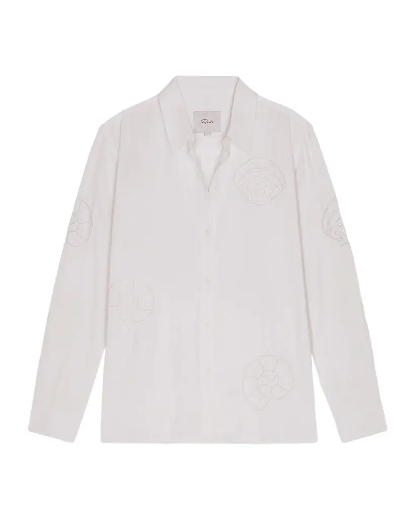 Rails Charli Embroidered Linen Shirt
