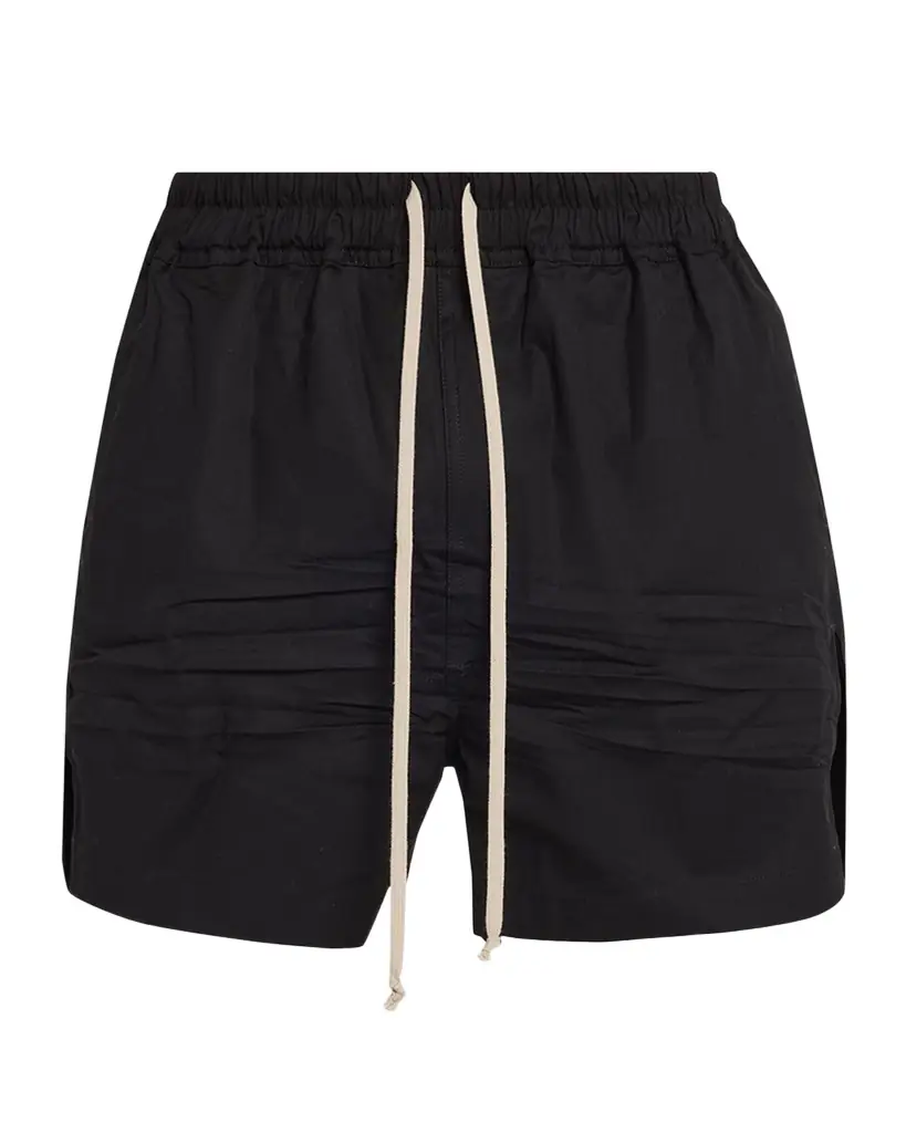 Rick Owens Men 's Cotton Maxi-Drawstring Shorts