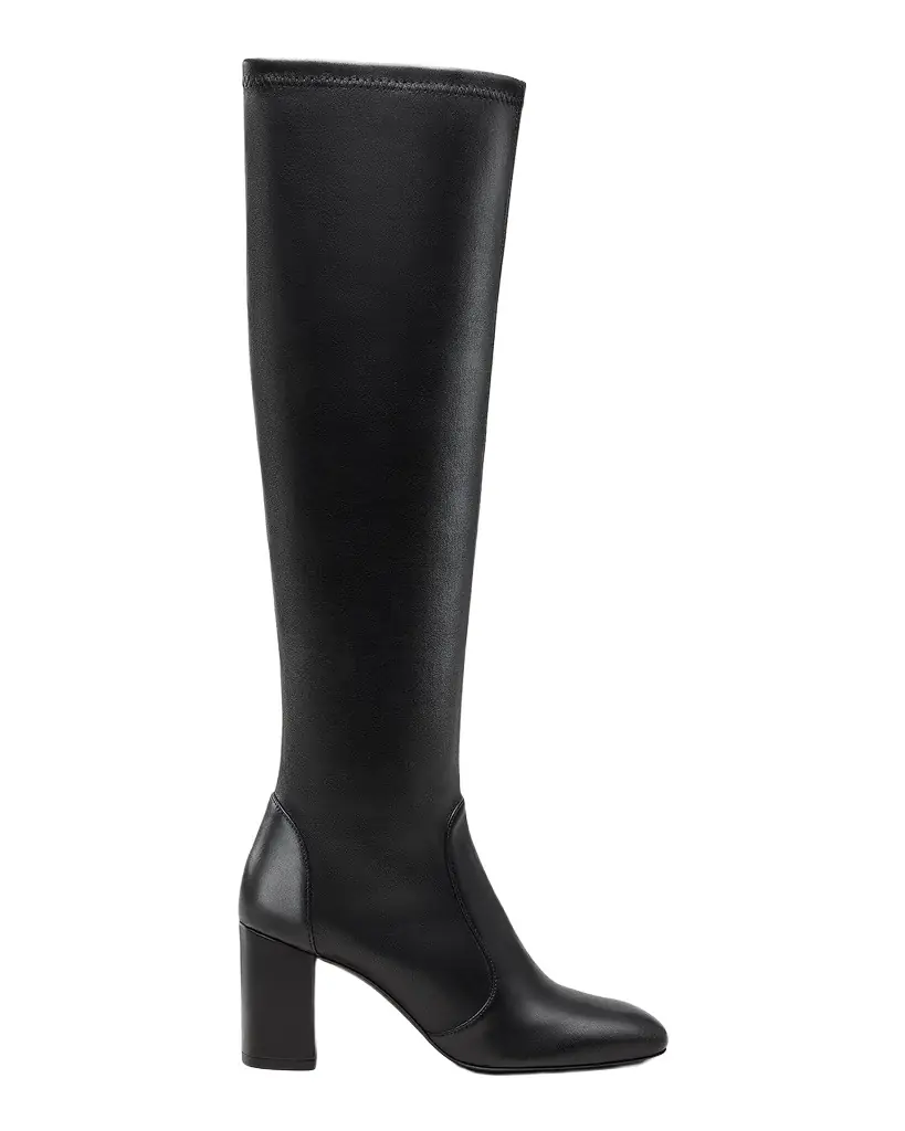 Stuart Weitzman 75mm Lucie Leather Knee-High Boots
