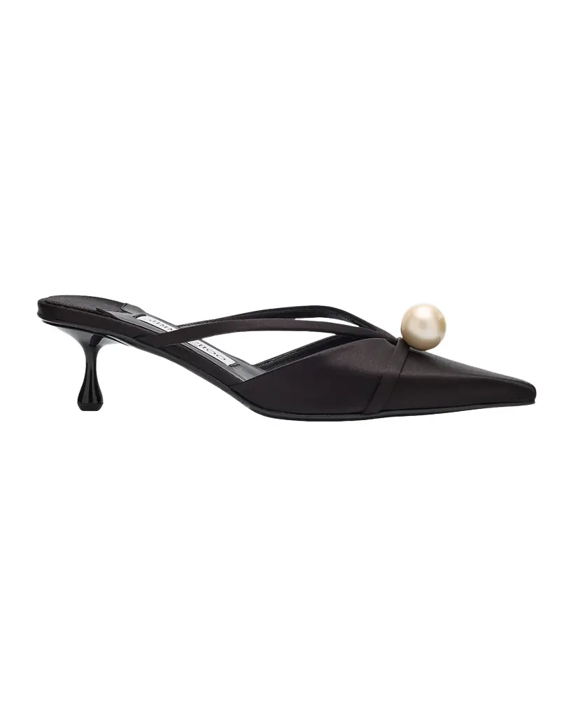 Jimmy Choo Sana 50 Satin Mules