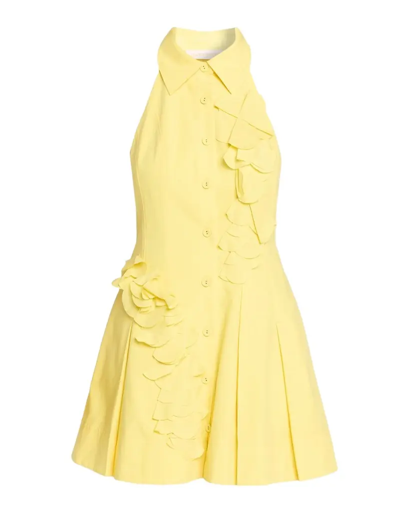 Ramy Brook Donna Floral Mini Shirtdress