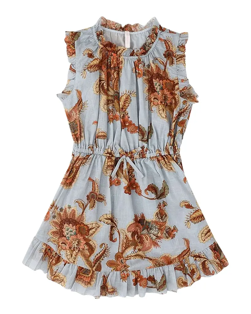 Zimmermann Girl 's Aster Printed Flip Dress, Size 1-12
