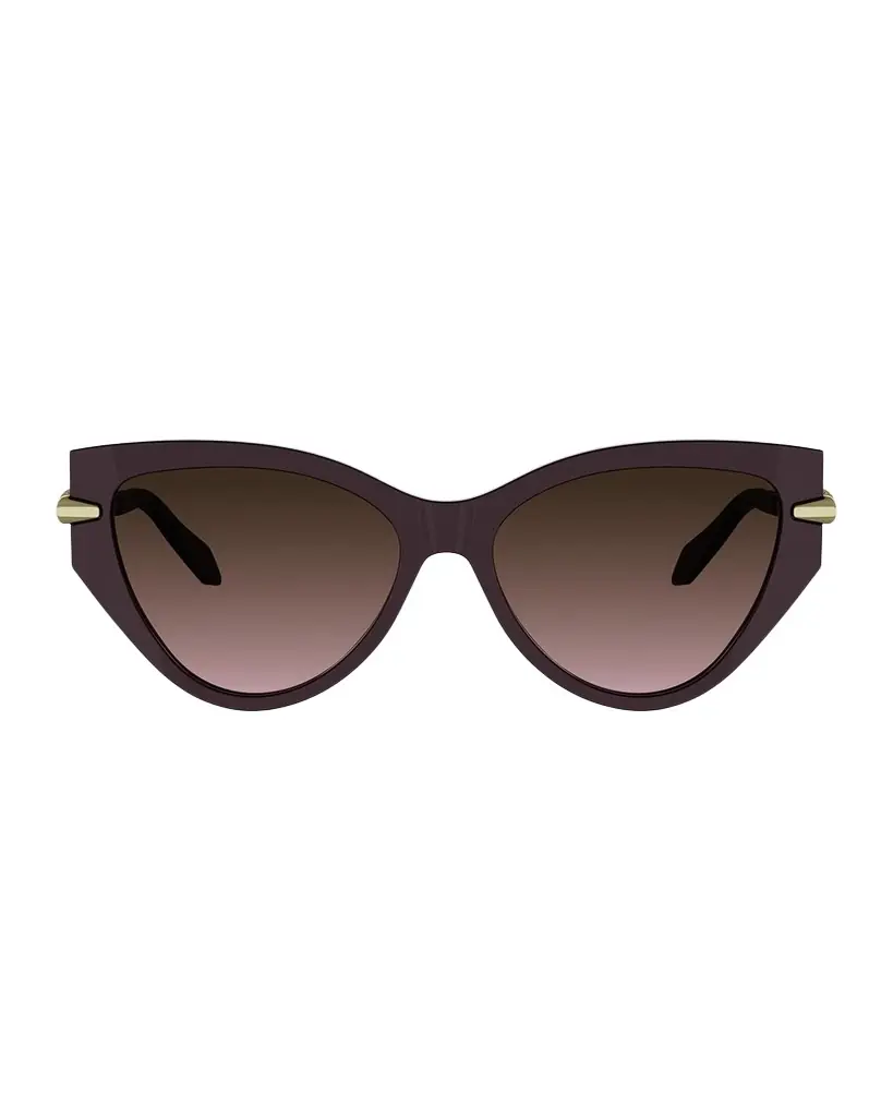 BVLGARI Serpenti 54mm Acetate Cat-Eye Sunglasses