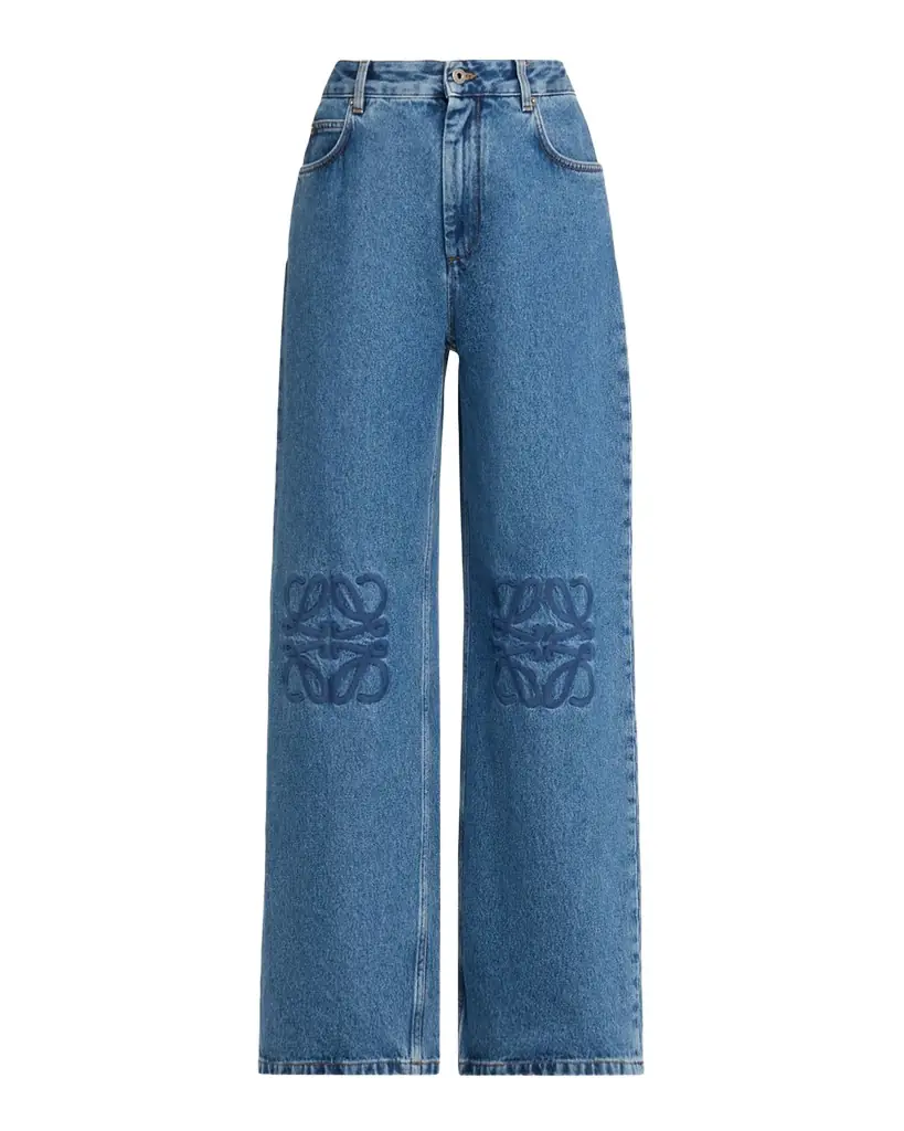 Loewe Anagram Baggy Wide-Leg Jeans