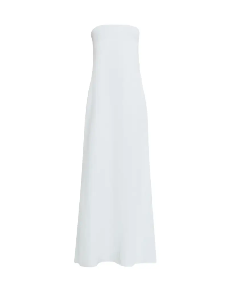 TWP Carolyn 's Gown in Coated Viscose Linen