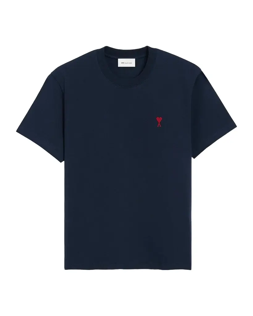 Ami Paris Men 's Ami de Coeur Cotton Jersey Crewneck T-Shirt