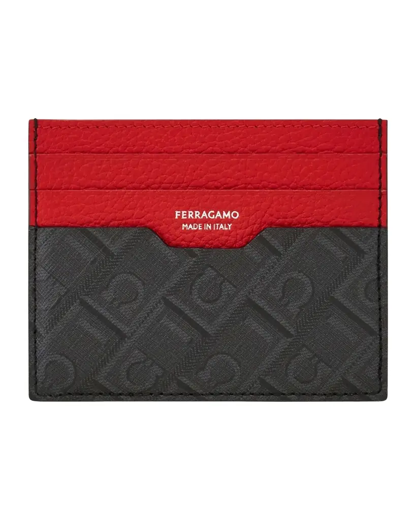 Ferragamo Men 's Monogram Card Case - Women's Accessories
