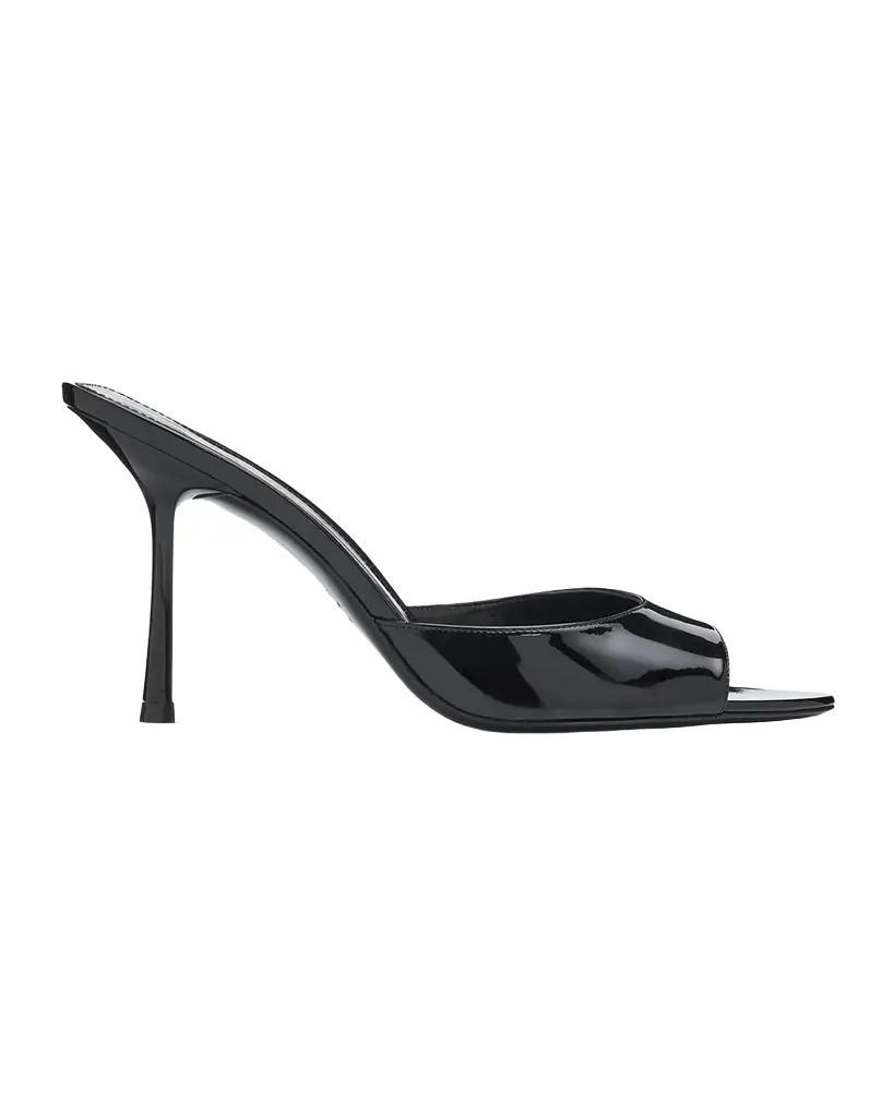 Stuart Weitzman 8mm Lexington Patent Leather Mules