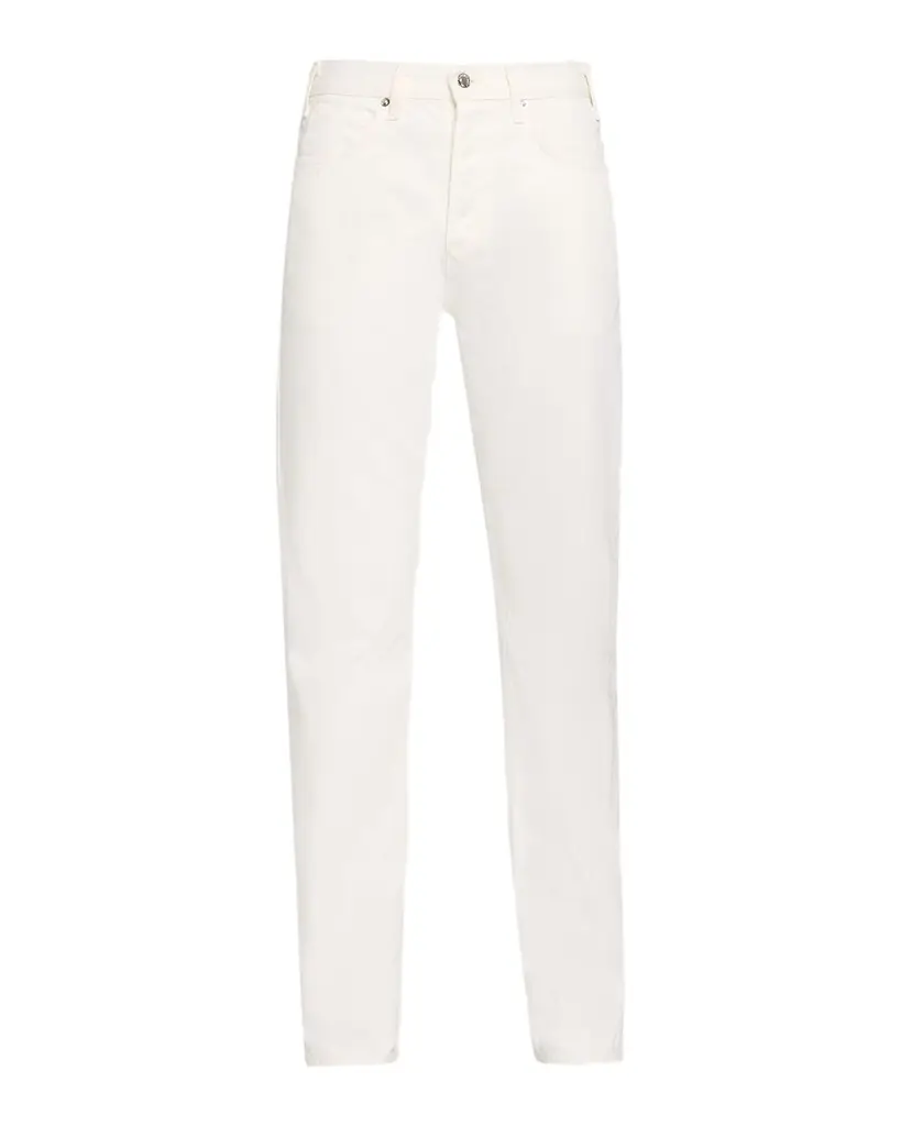 Nili Lotan Briana Mid-Rise Straight-Leg Jeans