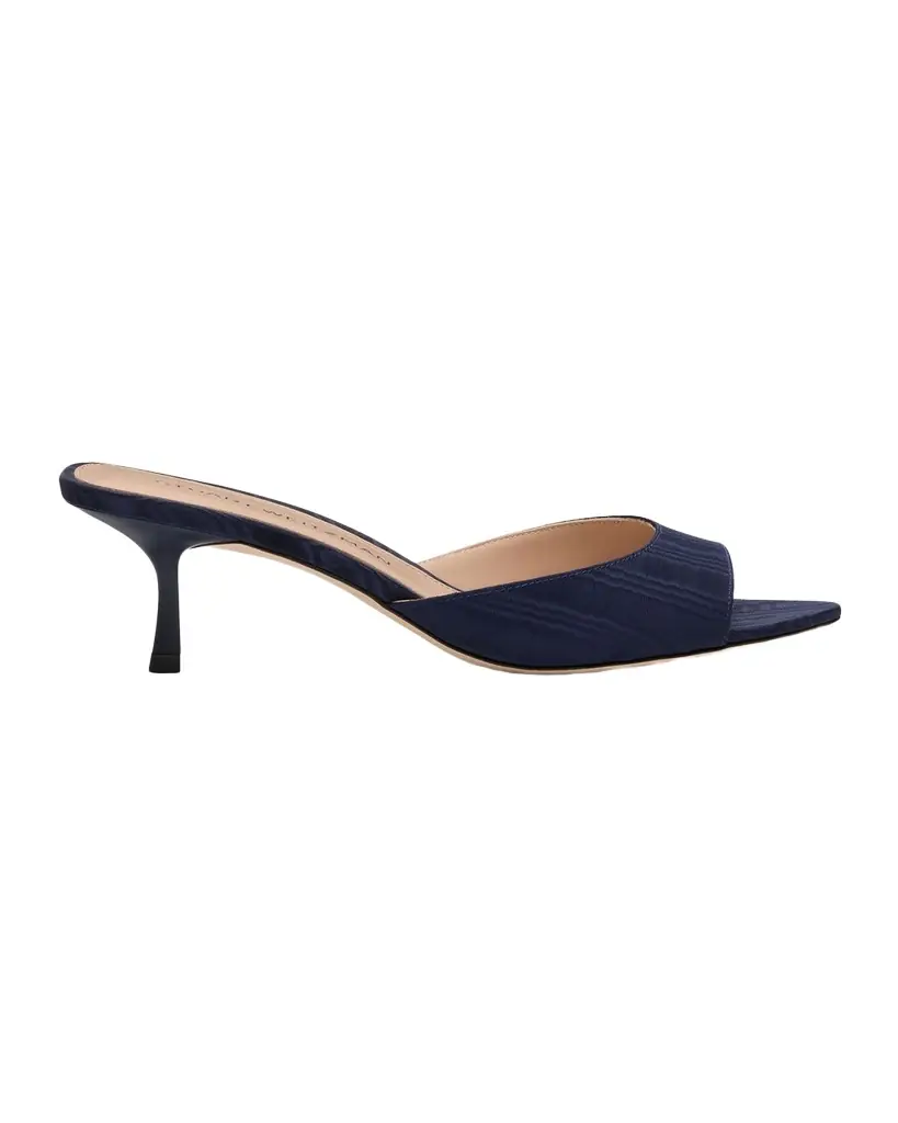 Stuart Weitzman 50mm Lexington Moire Mules