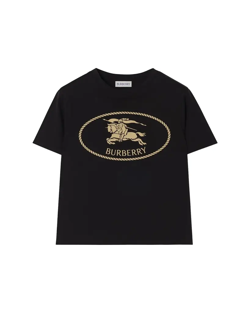 Burberry Boy 's Knight Stamp Cotton T-Shirt, Size -1