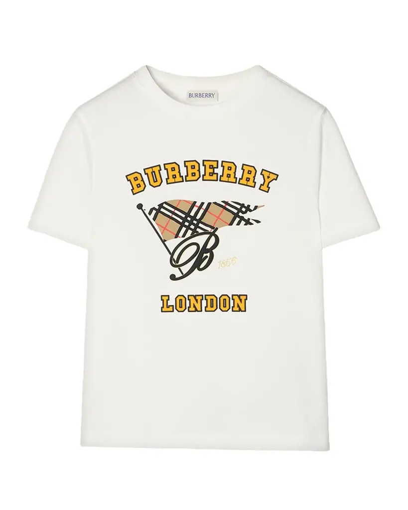 Burberry Boy 's Flag Cotton T-Shirt, Size -1