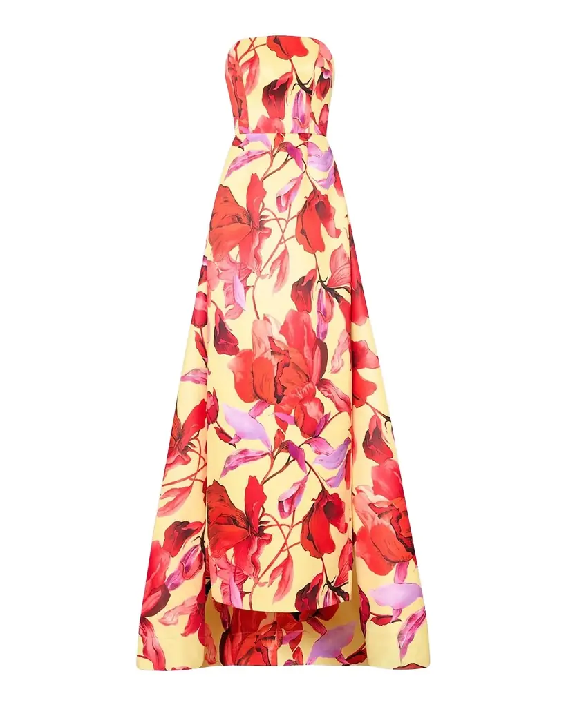 Milly Dorothy Printed Taffeta Dress