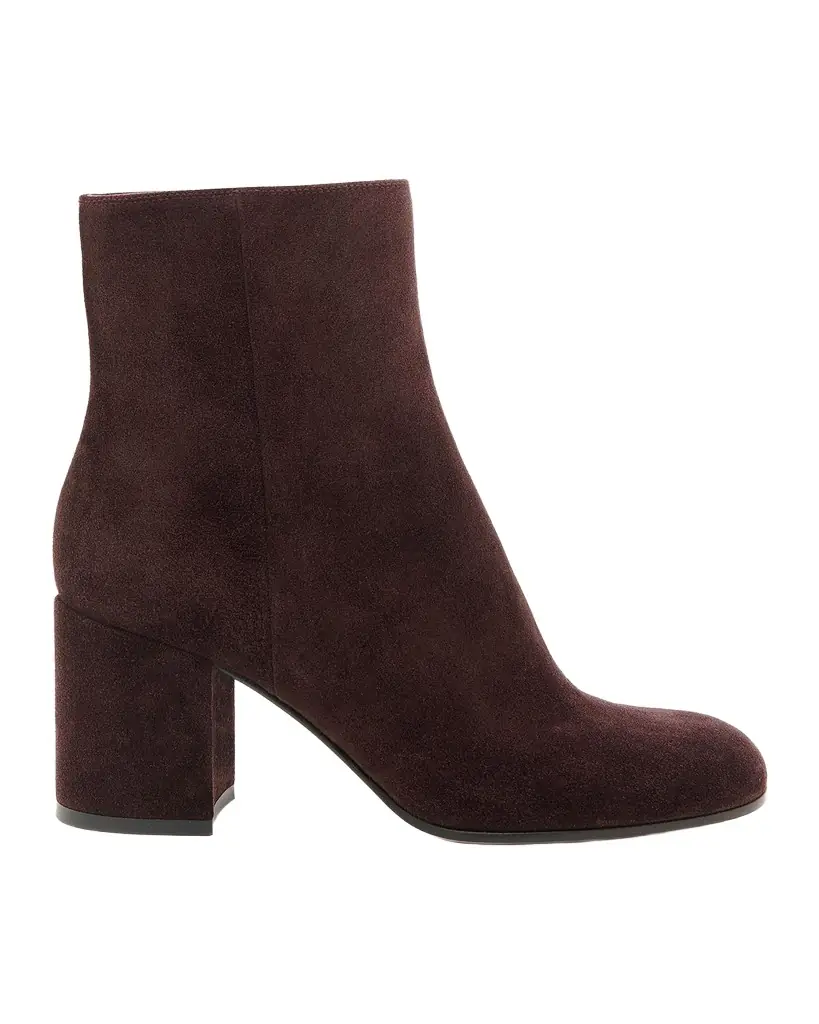 Gianvito Rossi Joelle 70MM Suede Ankle Boots