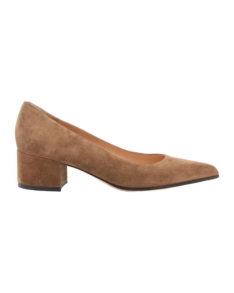 Gianvito Rossi Piper Suede Pumps